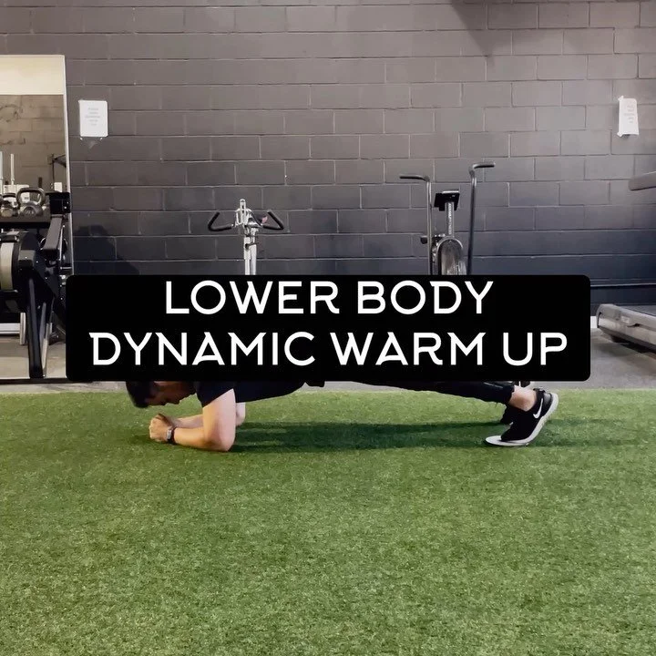 💥LOWER BODY DYNAMIC WARM-UP💥
 
SAVE/TRY/SHARE

Happy Thursday team!
This is an example of a dynamic lower body warm-up you can add to your next workout routine.

A dynamic warm-up should be approximately 10-15 mins long and should make you feel a l