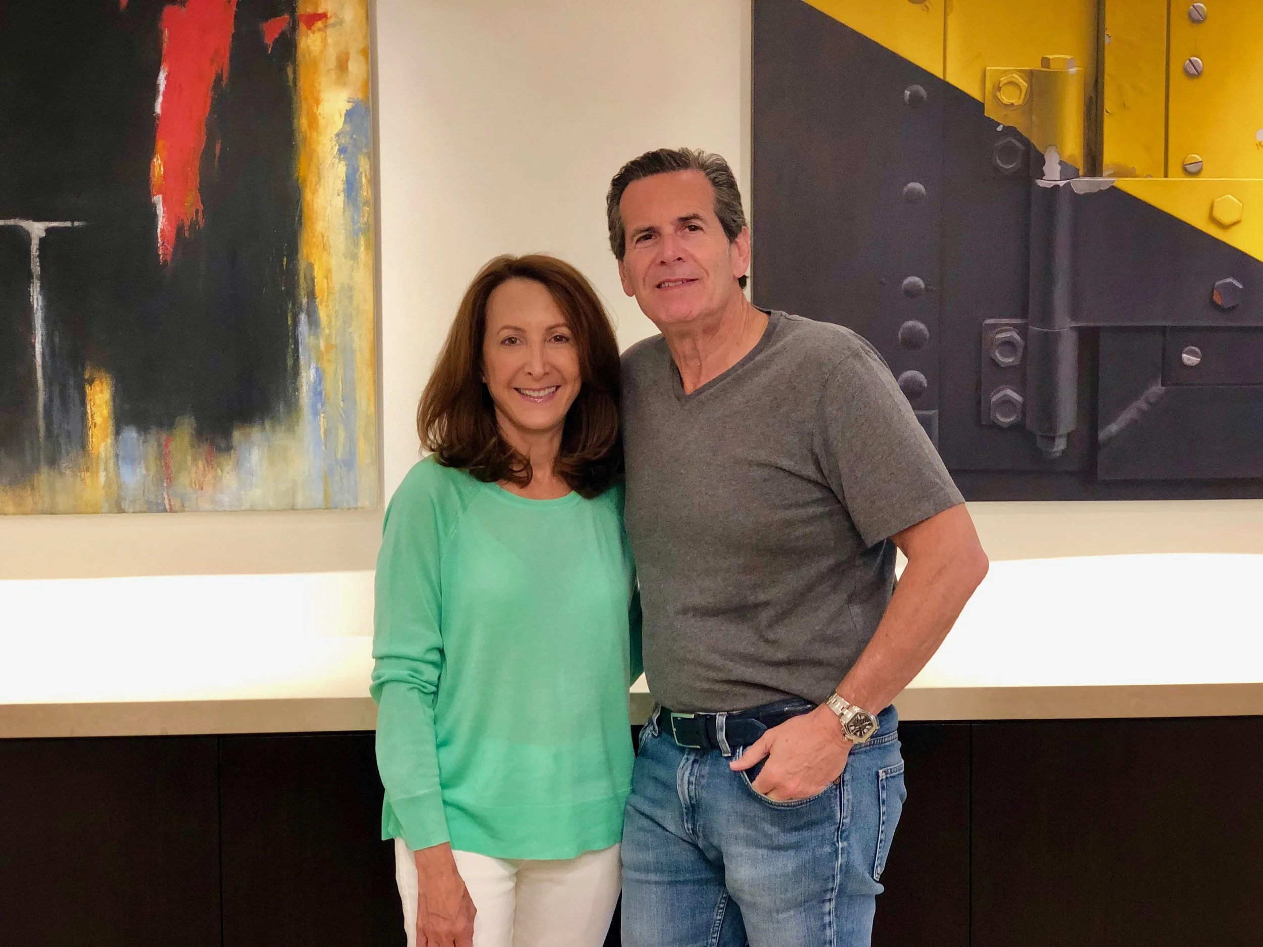 Collecting art has been a shared passion and hobby for my husband Bruce and I for over 25 years. So many amazing memories of art walks and gallery openings.