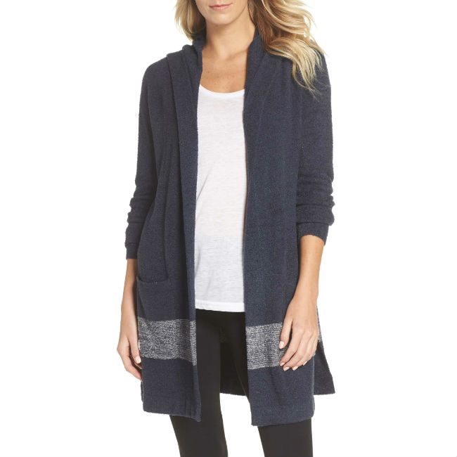 Barefoot Dreams Longline Hooded Sweater