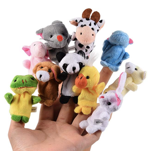 Soft Plush Animal Finger Puppets