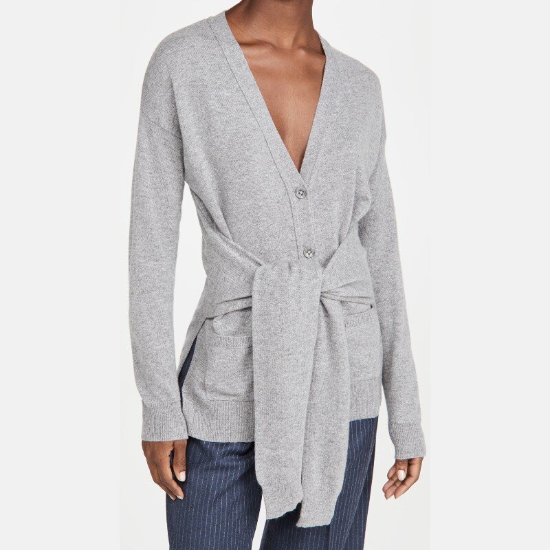 Autumn Cashmere: Wrap N Tie V Neck Cardigan