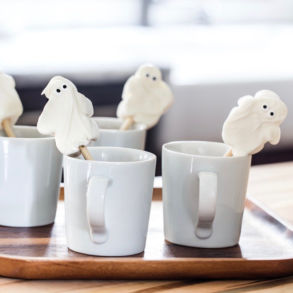 Marshmallow Ghost Hot Chocolate Toppers