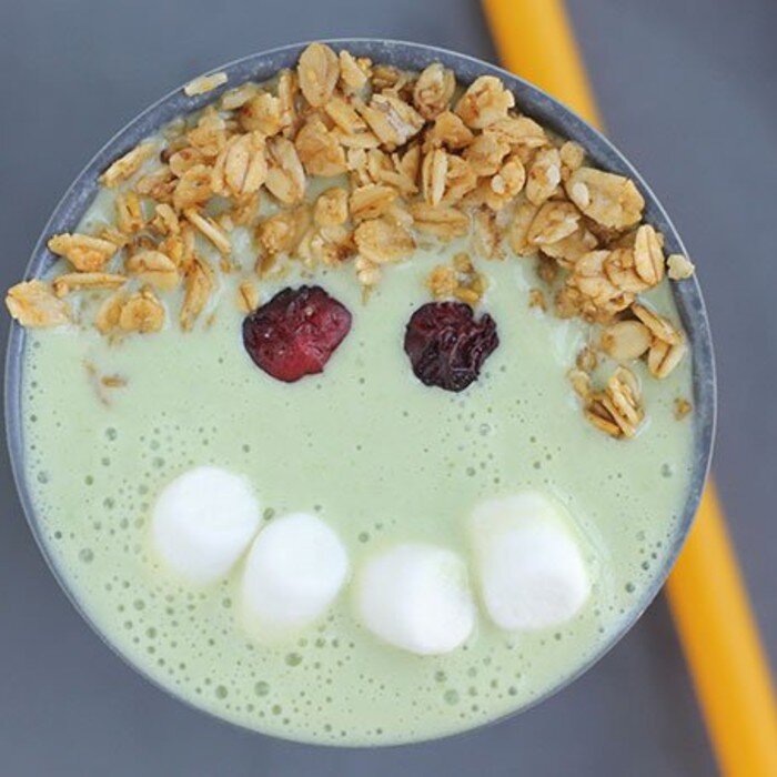 Frankenstein Halloween Smoothie