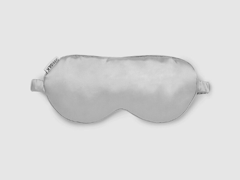 SHHH Silk - Gray Silk Eye Mask