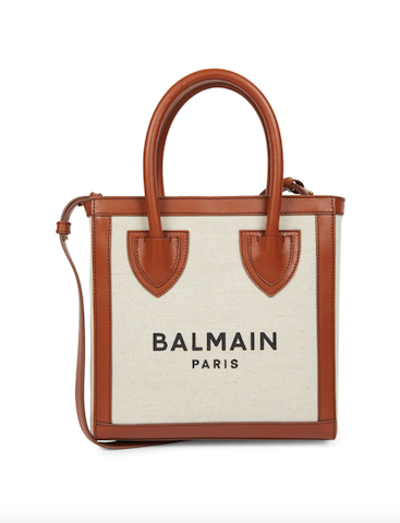 Balmain B-Army Canvas Tote