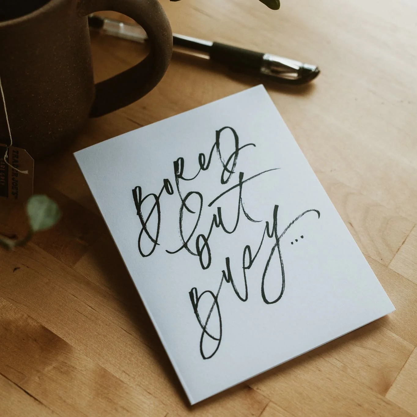 grateful for the opportunity to create this card for @ampersandletteringlab &mdash; this design actually came about back in 2018 when I was barely able to letter with a fudenosuke tombow pen 🥴 I felt to revisit the design for this project because th