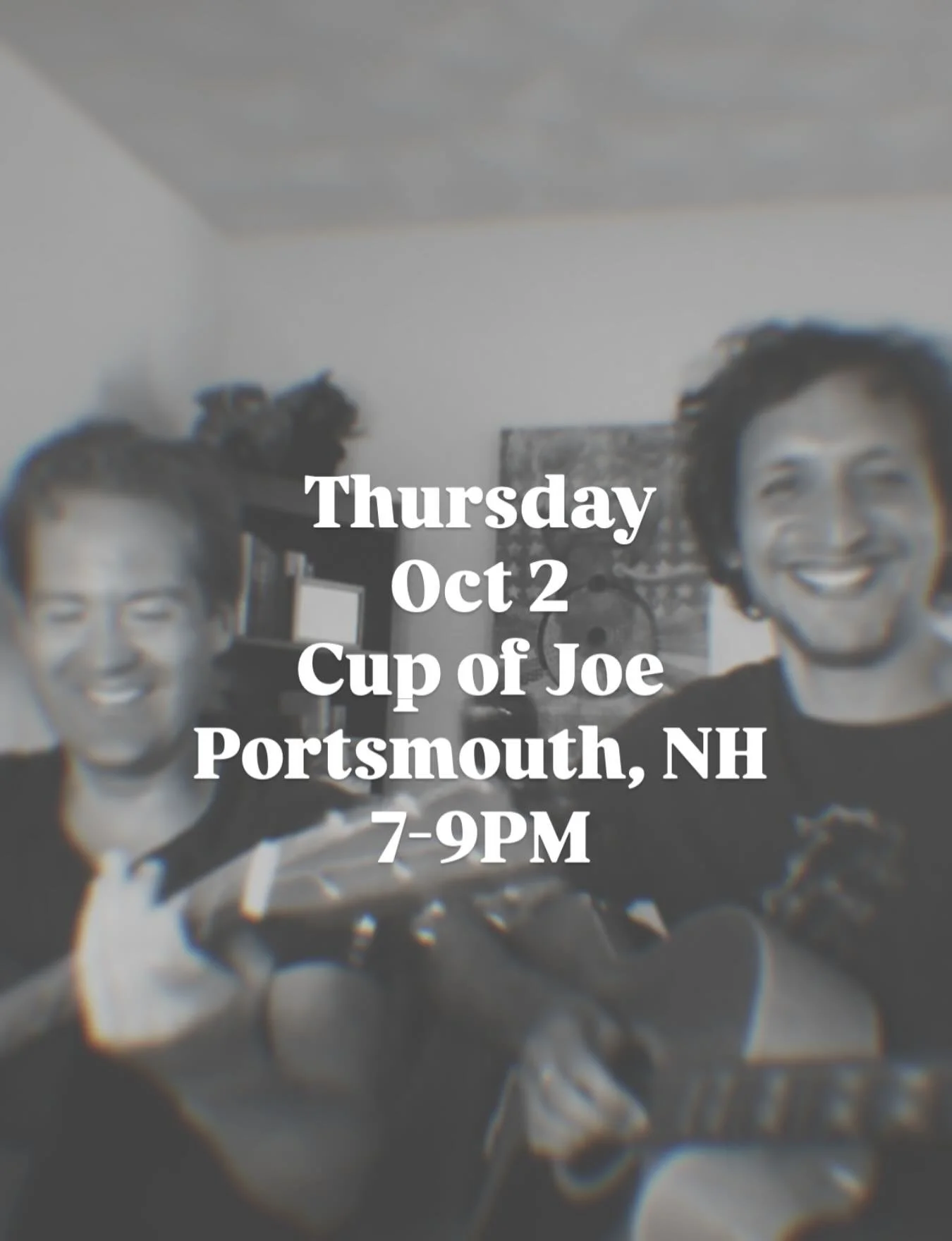 Portsmouth, NH friends. We&rsquo;re doing a five song set with some friends of ours. Last minute, but worth it.