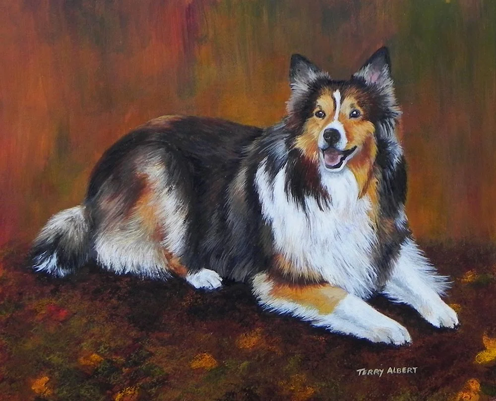 Willa, final painting