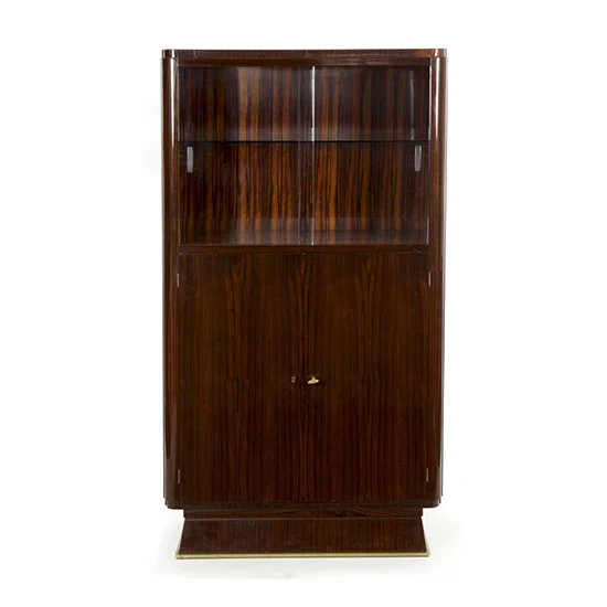 Art Deco Veneer Vitrine