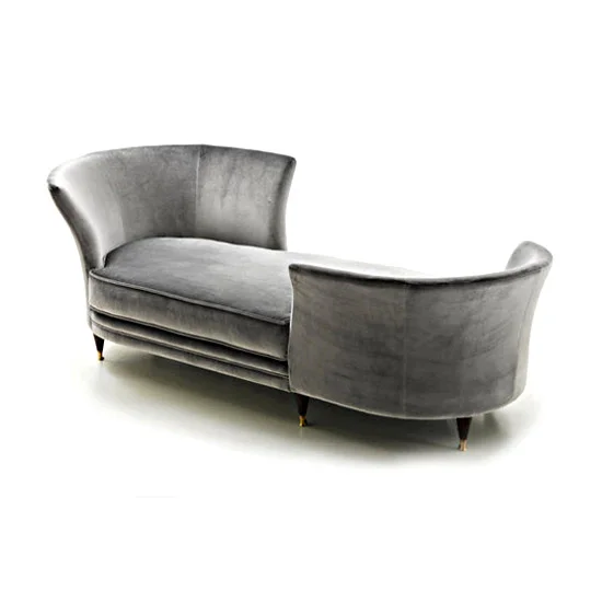 Classical Elliptical Upholstered Dormeuse