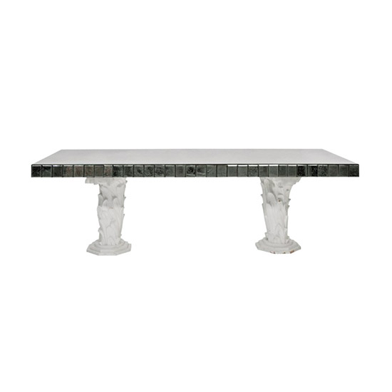 Twin Palms Pedestal Table