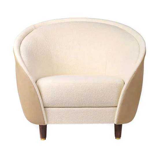 Classic Tub Wood Base Shell Chair