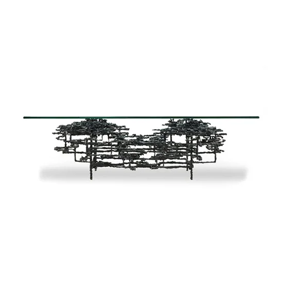 Sculptural Brutalist Coffee Table
