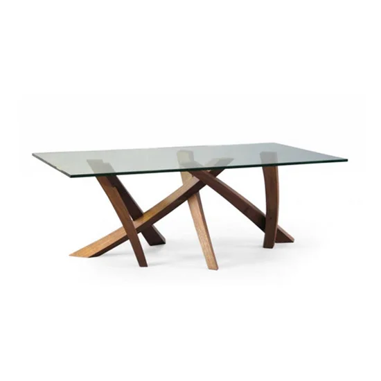 Nicola Contemporary Arched Leg Coffee Table
