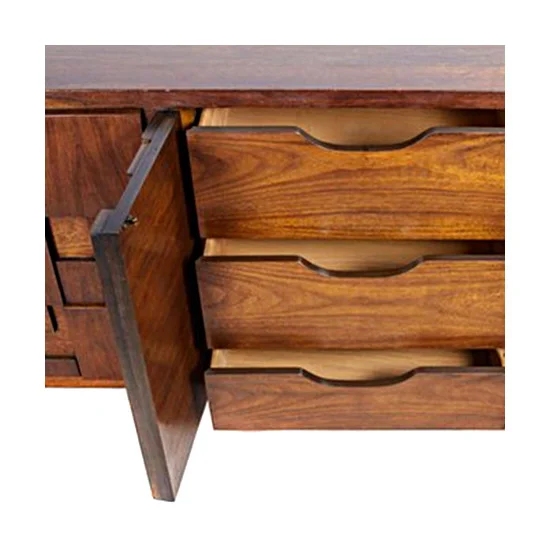 Paul Evans Brutalist 1970s Walnut Dresser