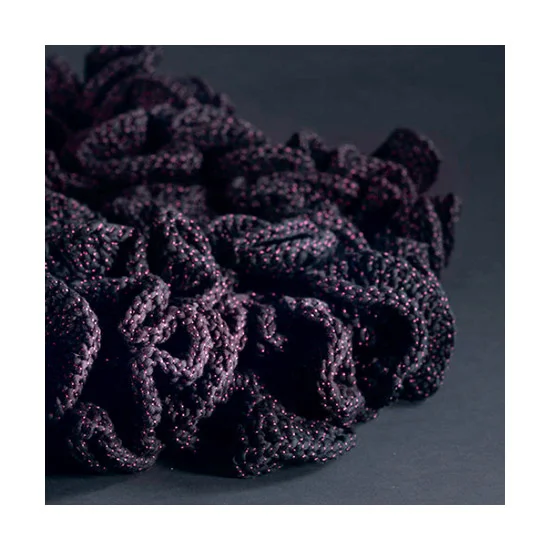Hand Knit Cotton Polyester Flora Rug