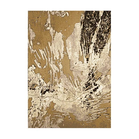 Midas Hand Tufted Golden Brown New Zealand Wool Rug