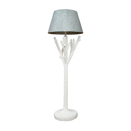 John Dickinson Floor Lamp Galvanized Steel Shade