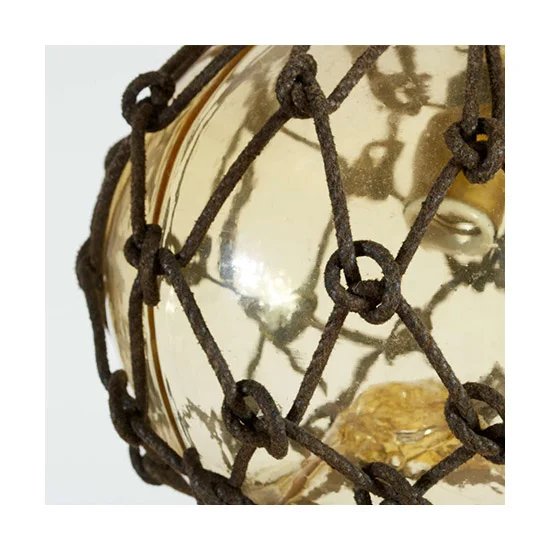 Japanese Fishing Pale Amber Float Pendant