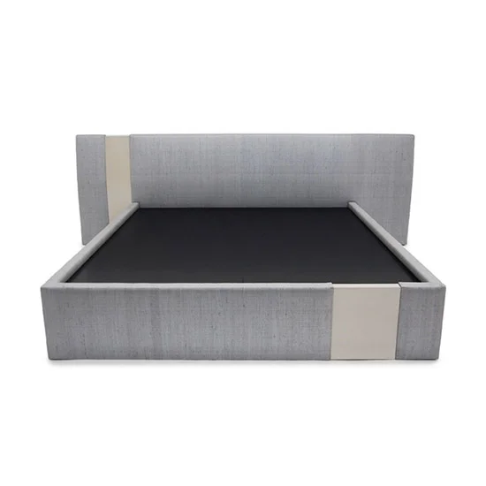 Skyline Oversized Upholstered Lacquer Accents Bed