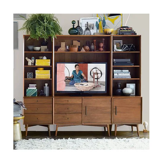 Spacious Mid Century Customizable Sustainable FSC Compliant Tower Hutch