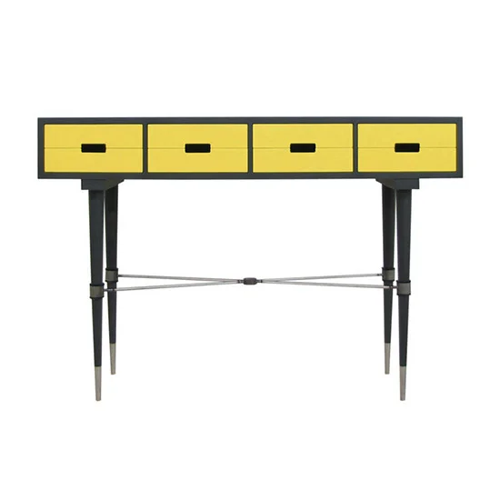 Stiletto Slim Legged Foldable Lacquered Ash Console