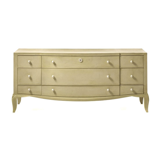Arbus Lacquered Cabriole Leg Hand Made 1930s Commode