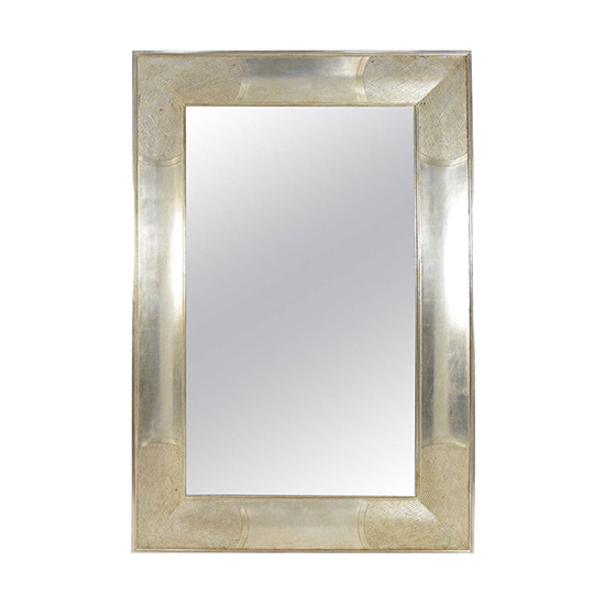 English II Mirror in Silver Leaf