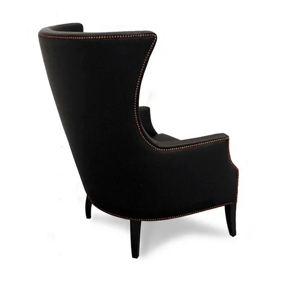 Basalt Soft Leather Wrapping Armchair