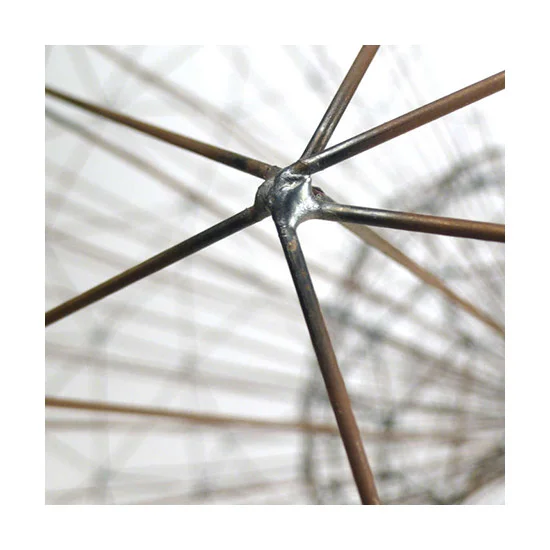 Large Hanging Dandelion Welded Wire Sculpture