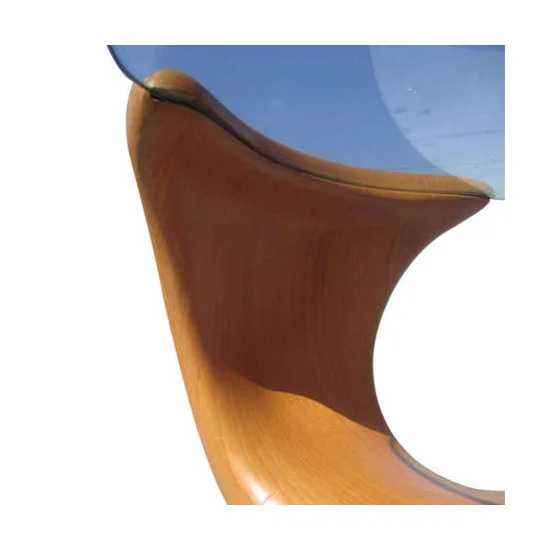 Biomorphic 1980s Mid Century Coffee Table