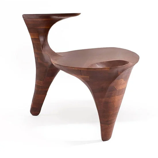 Allen Ditson Black Walnut Cocktail Table