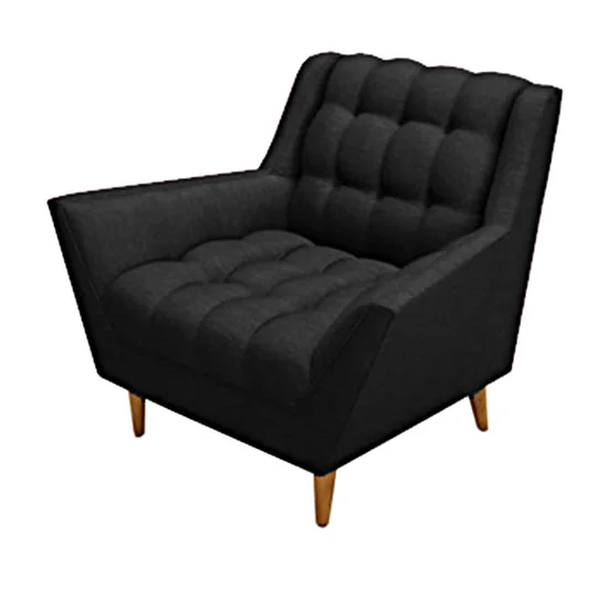 Karl High Back Mid-Century Upholstered Chair