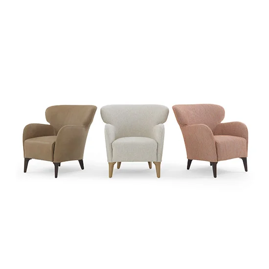Albereta Winged Upholstered Armchair