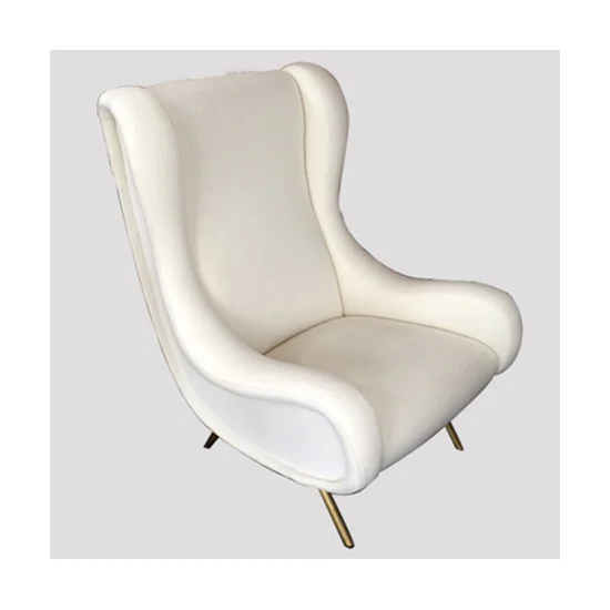 Marco Zanuso Velvet Upholstered Senior Chair