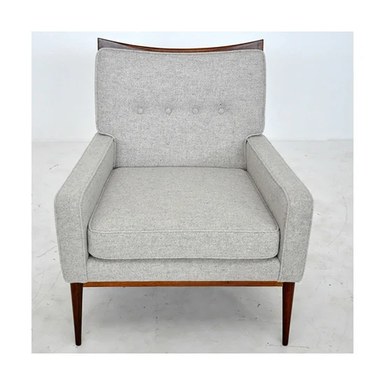 1322 Paul McCobb Button Tufted Mid Century Upholstered Lounge Chair
