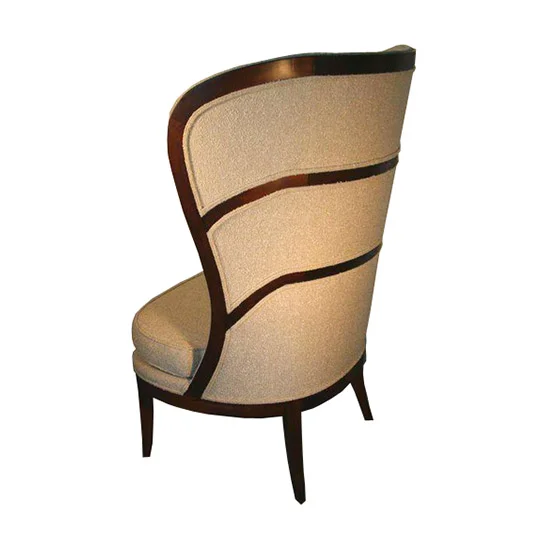 Uno Ahrens 1930s Swedish Divine Deco Upholstered Wing Chair