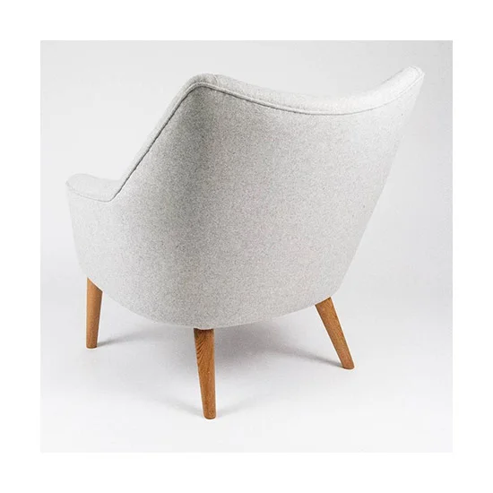 Kurt Ostervig Danish Kvadrat Divina Wool Felt Lounge Chair