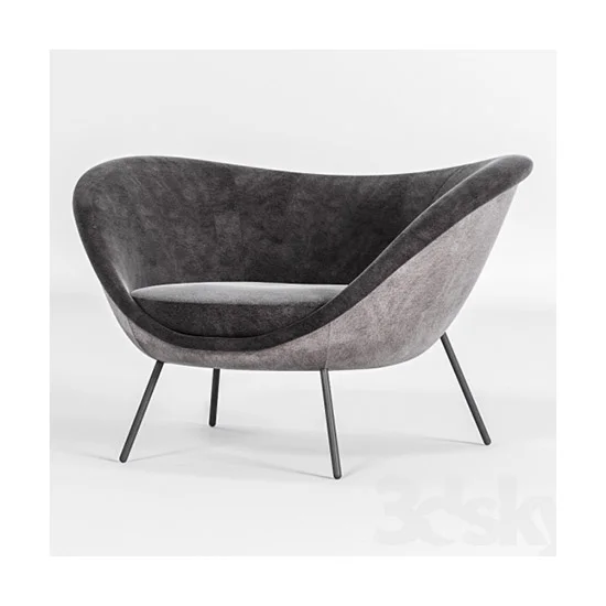 Shell Armchair in the Manner of Gio Ponti