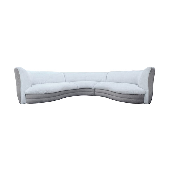 Large Curved Sofa 