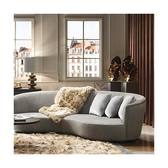 Von Ernst Sweeping Curve Hollywood Sofa