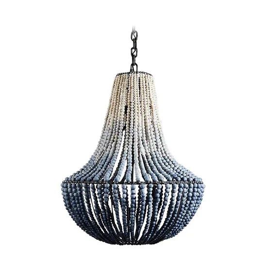 SQ6414760 The Lim Chandelier Klaylife Ink Ombre Beaded Chandelier