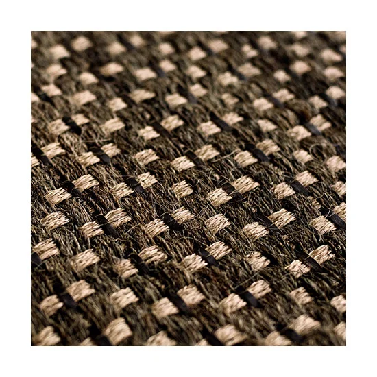 SQ2613787 Columbian Crin Rug Horsehair Jute Coffee Leather L’aviva home