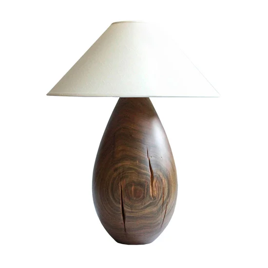 SQ7426076 Arbol Table Lamp L’aviva Home tropicalSQ7426076 hardwood Brass hardware linen shade
