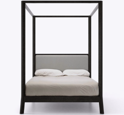 SQ5419020 wooden canopy bed