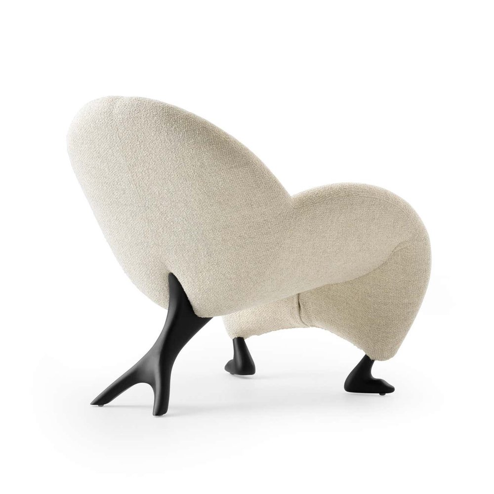 Smederij eigenaar breedte Papageno Chair in the manner of Leolux Upholstered in Bouclé Fabric —  EcoFirstArt