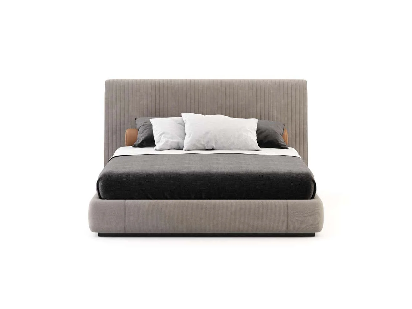 Mid Century Upholstered Bed — EcoFirstArt