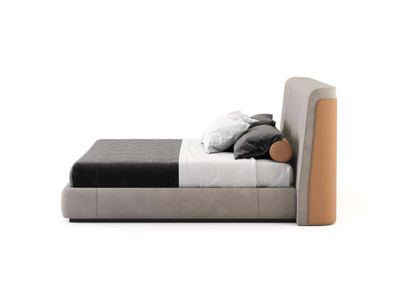 Mid Century Upholstered Bed — EcoFirstArt