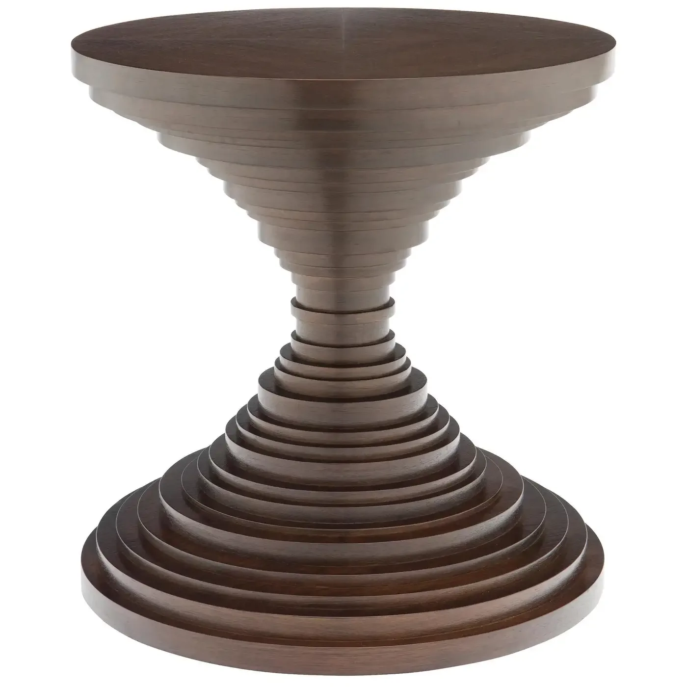 Medium Light Walnut Side Table