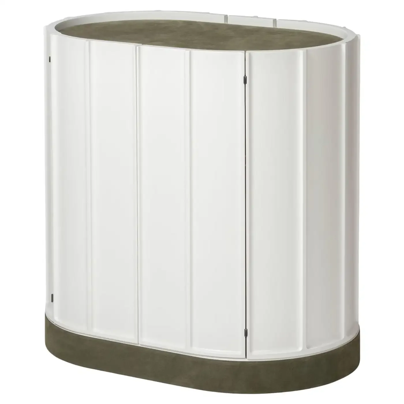 Leather & Wood Nightstand